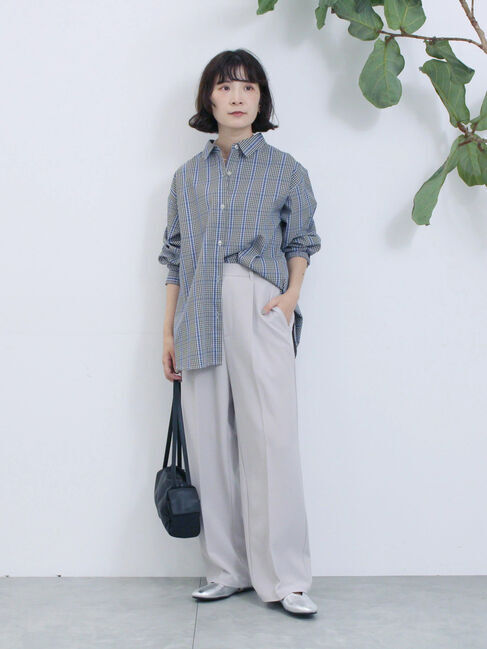 Samansa Mos2 blue「Vカットメリージェーン」|ビジネス・ドレスシューズ|