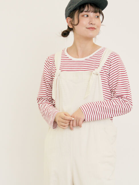 Samansa Mos2「スラブ天竺ベーシックインナー」|Tシャツ・カットソー|