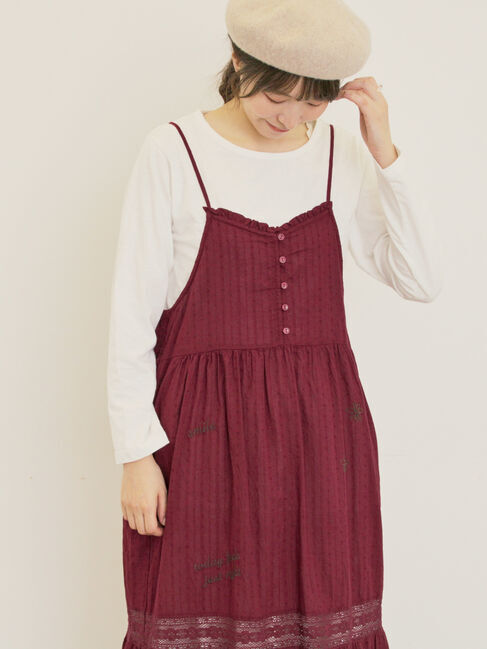 Samansa Mos2「スラブ天竺ベーシックインナー」|Tシャツ・カットソー|