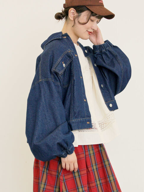 Samansa Mos2「デニム/スエードアソートジャケット」|その他|