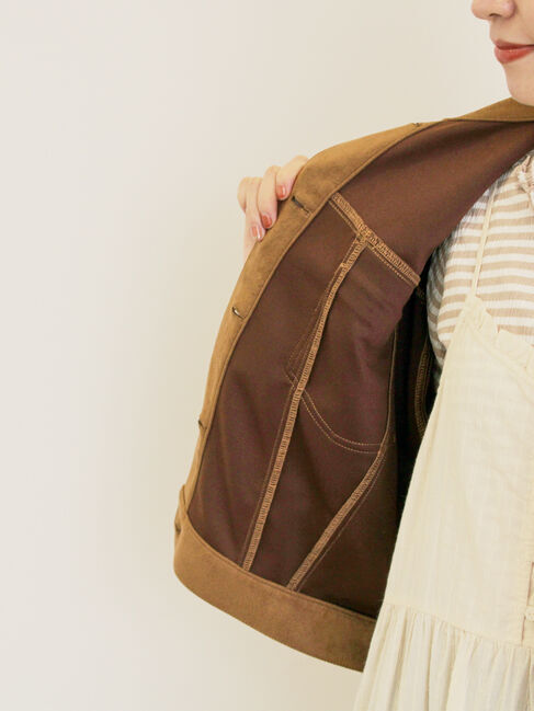 Samansa Mos2「デニム/スエードアソートジャケット」|その他|