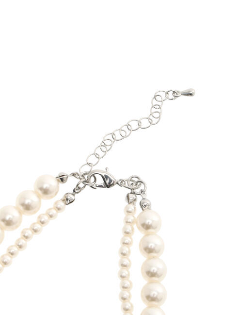 Samansa Mos2 blue「2連パールネックレス」|その他|