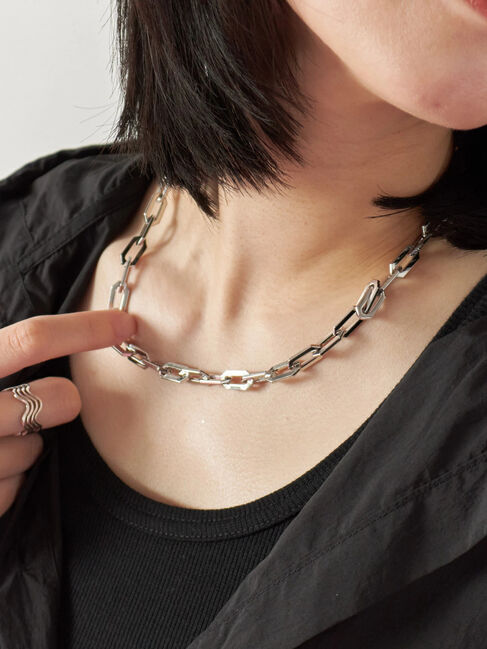 Samansa Mos2 blue「チェーンネックレス」|その他|