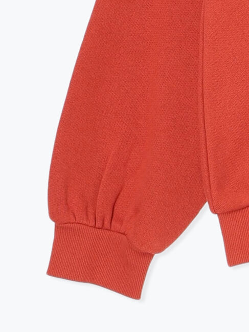 Samansa Mos2「飛び裏毛ざっくり刺繍ロゴスウェット」|Tシャツ・カットソー|