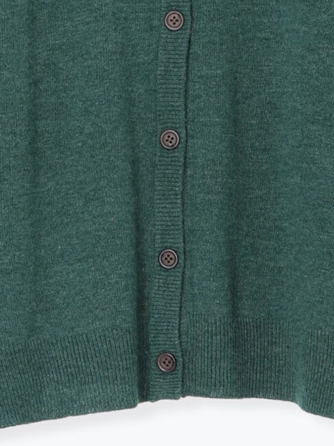 Samansa Mos2「刺繍入りパフスリーブカーディガン」|カーディガン|