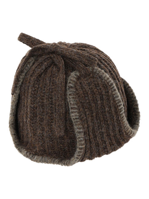 Samansa Mos2「配色ステッチニットフライトキャップ」|その他|