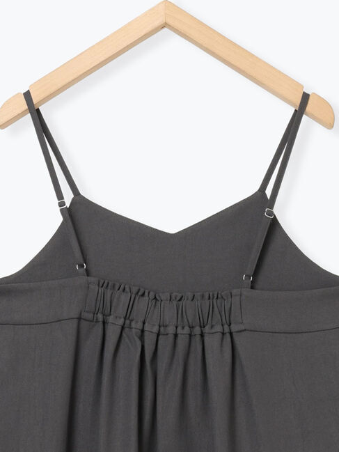 Samansa Mos2 blue「タック入りコクーンジャンスカ」|ワンピース|