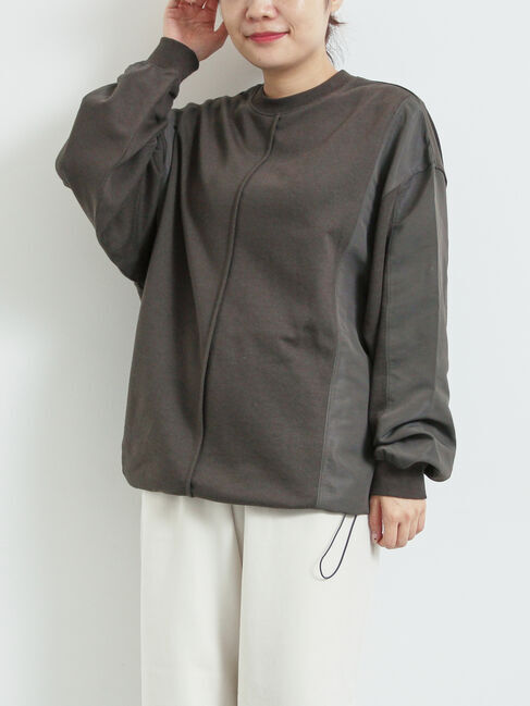 SM2「異素材切替スウェット」|Tシャツ・カットソー|