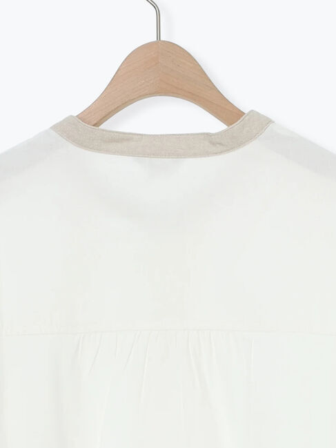 Samansa Mos2「保温加工クレリックシャツ」|シャツ・ブラウス|