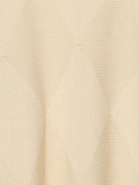 Samansa Mos2 blue「◎スクエア編みニット」|ニット・セーター|