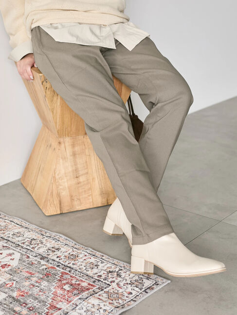 Samansa Mos2 blue「裏起毛ストレッチパンツ」|その他|