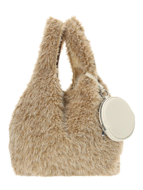 Samansa Mos2 blue「フェイクファーマルシェバッグ」|その他|