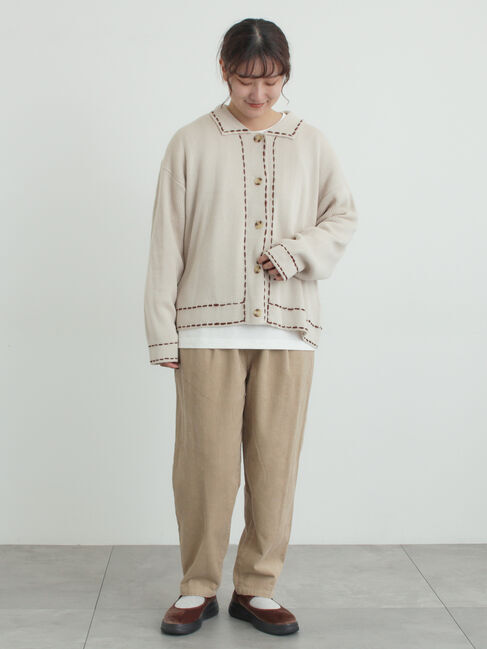 Samansa Mos2「【M/Lサイズ】コーディロイテーパードパンツ」|その他|