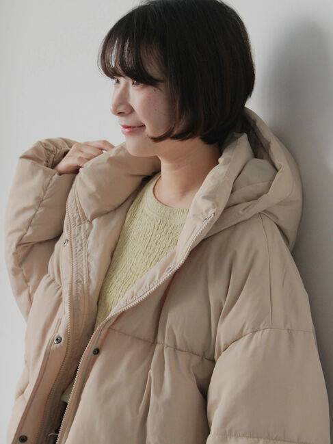 Samansa Mos2 blue「ふくれジャカードクルーネックプルオーバー」|Tシャツ・カットソー|