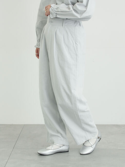 Samansa Mos2「綿麻コクーンパンツ」|その他|