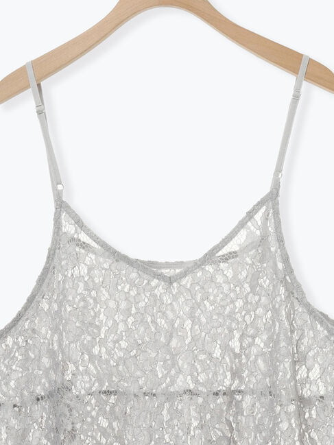 Samansa Mos2「前後2WAYレースキャミソール」|シャツ・ブラウス|