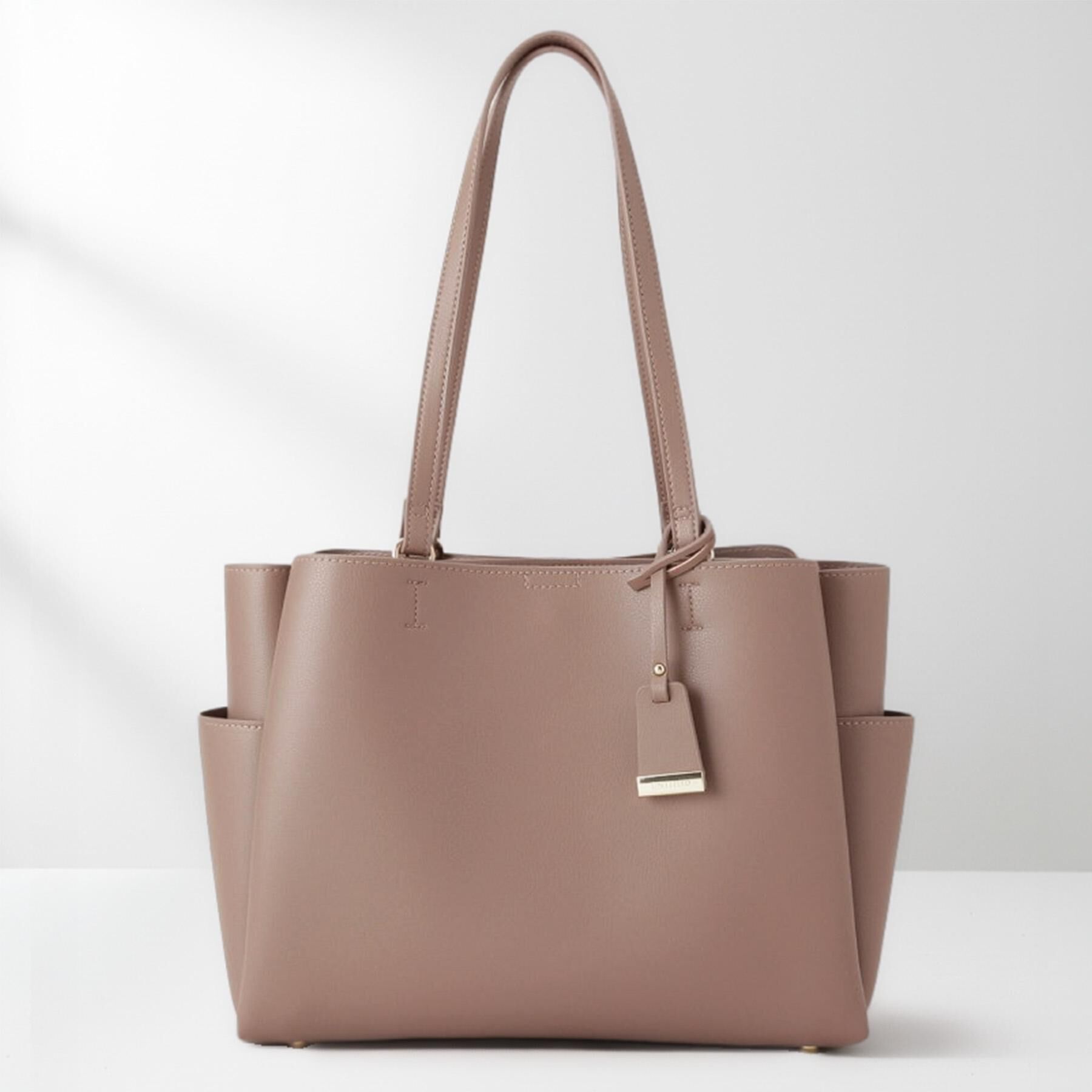 UNTITLED「【追加/通勤におすすめ】ライトトート」|トートバッグ|ピンクベージュ(05