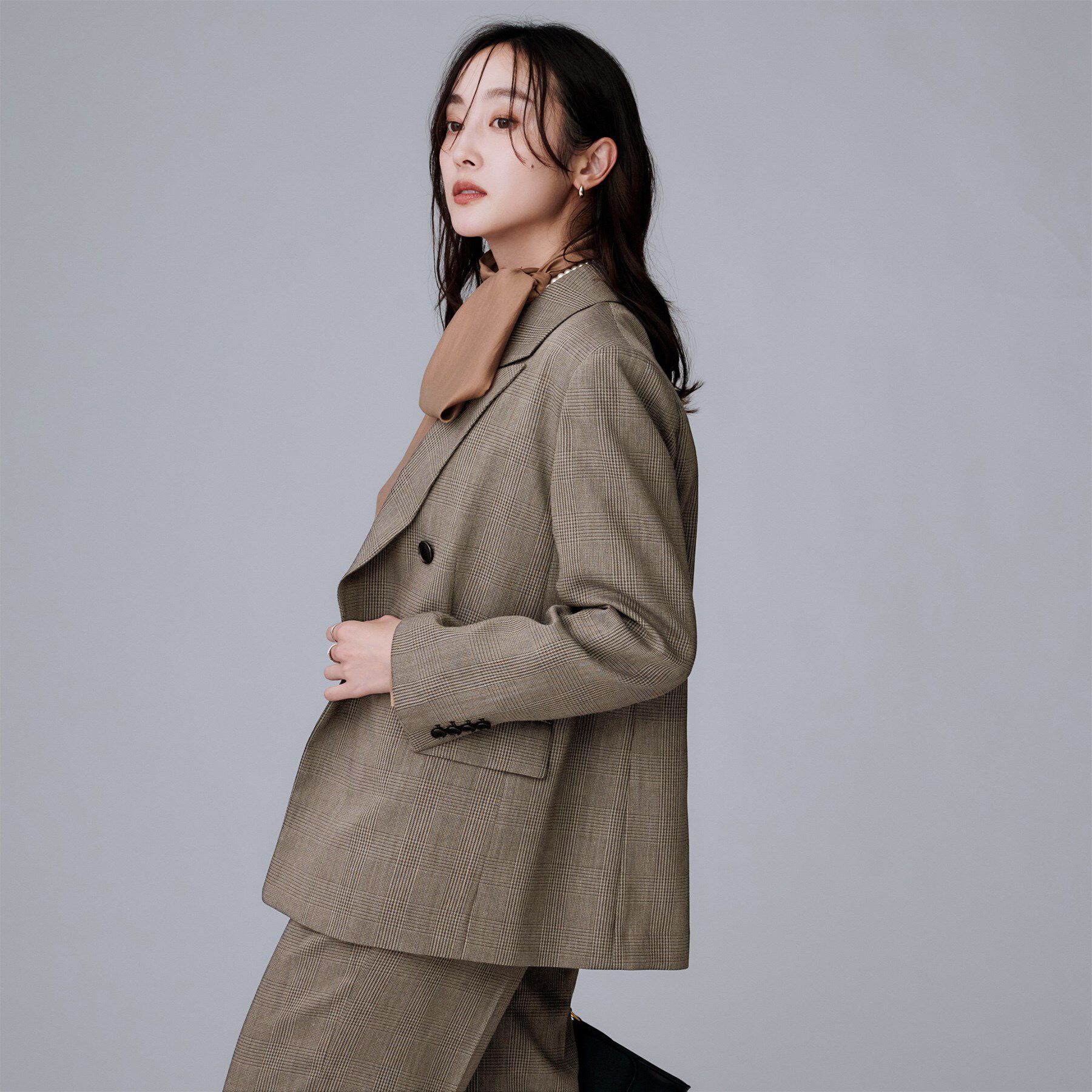 UNTITLED「【セットアップ可】ウールライク ダブルブレストジャケット」|テーラードジャケット|