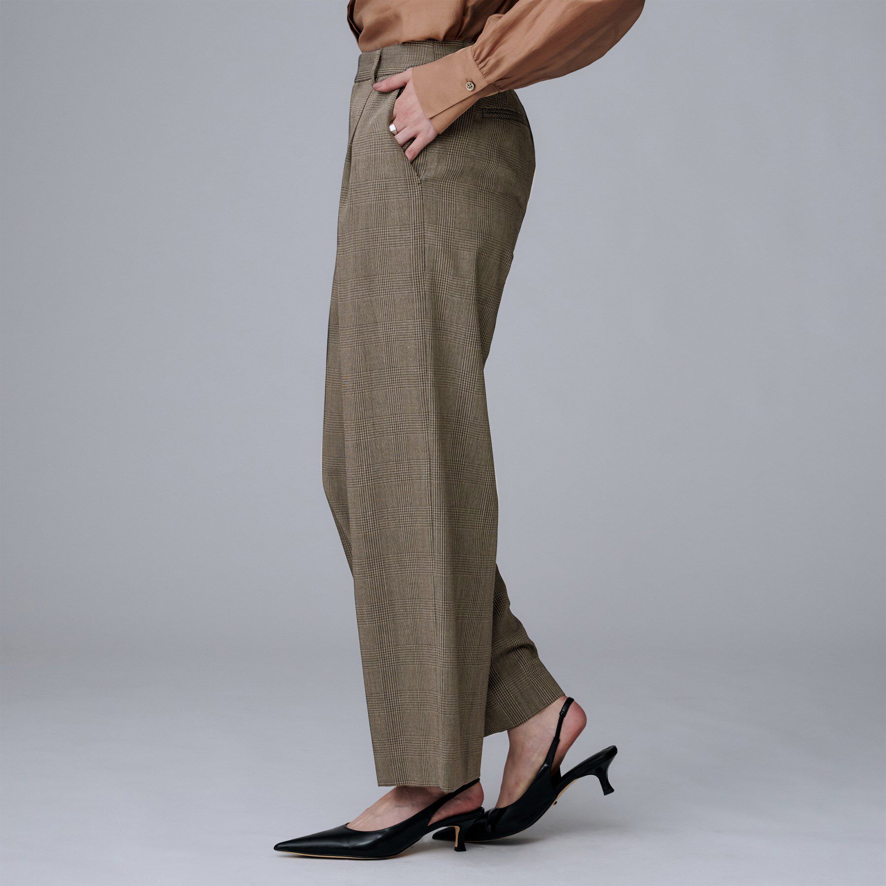 UNTITLED「【セットアップ可/洗える】ウールライク ワイドパンツ」|その他|