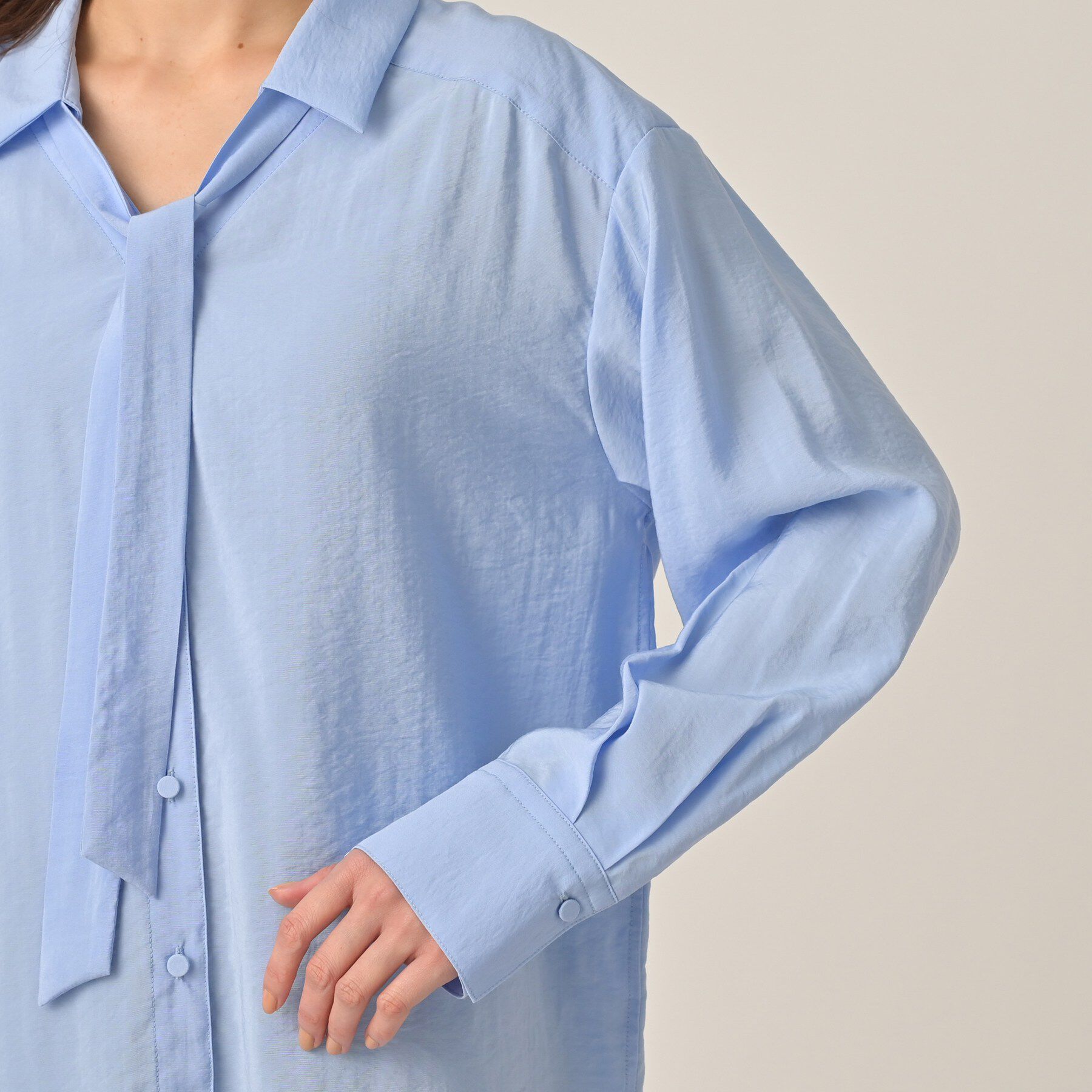 UNTITLED「リラックスボウタイブラウス」|シャツ・ブラウス|