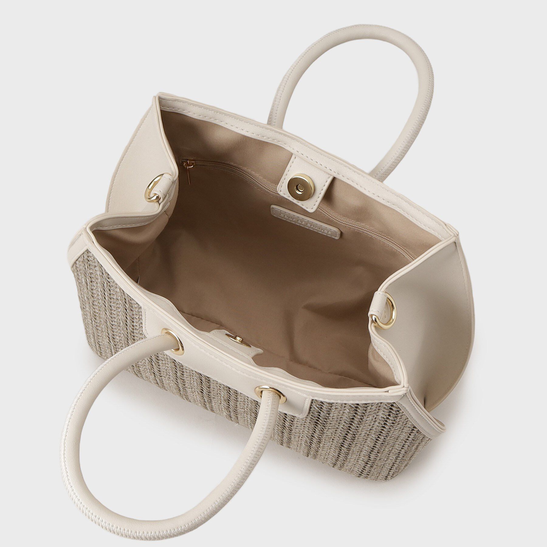 COUP DE CHANCE「ナチュラル麻調バッグ」|ハンドバッグ|