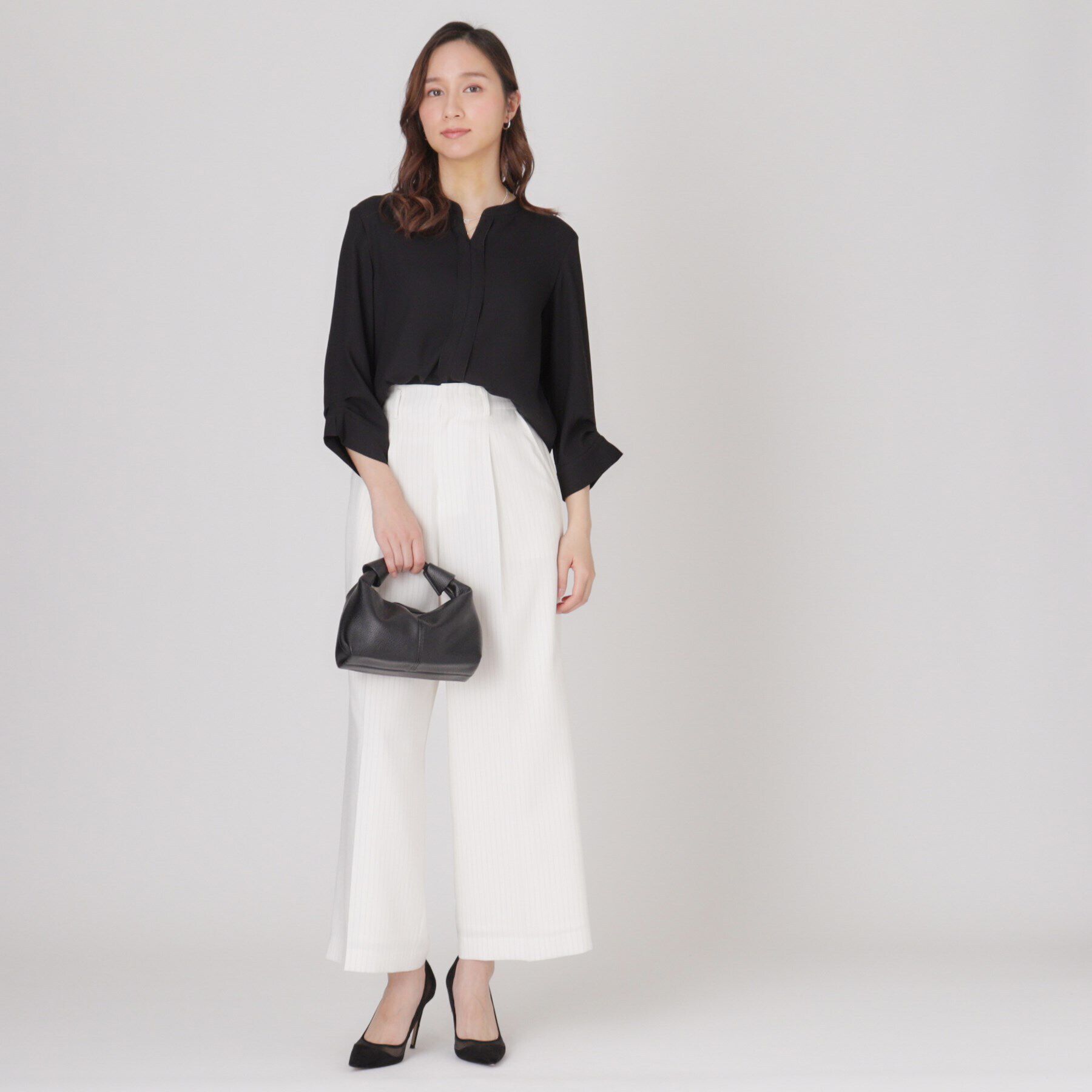 COUP DE CHANCE「【イージーケア／日本製】スキッパーデザインブラウス」|シャツ・ブラウス|