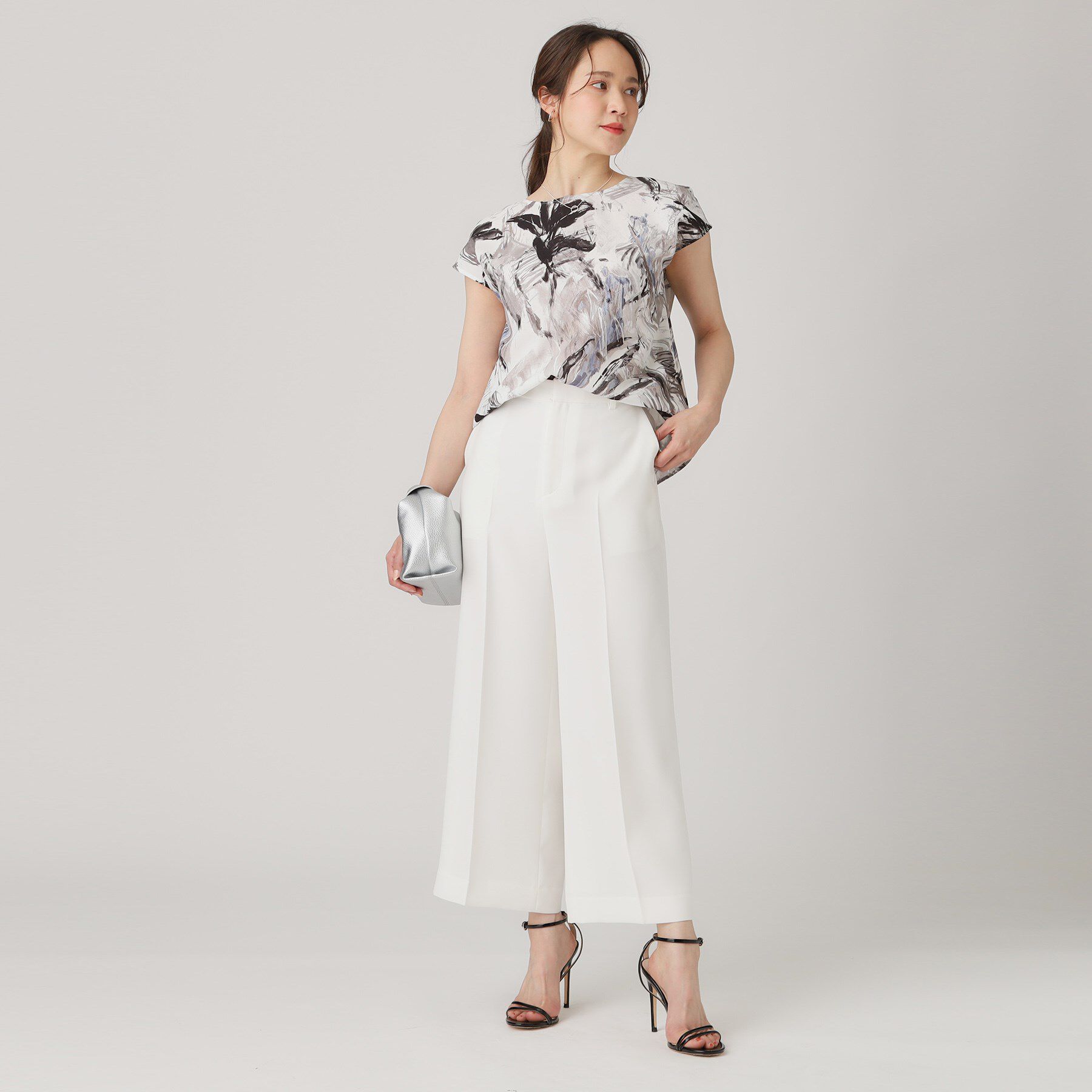 COUP DE CHANCE「【洗える／日本製／裏付き】センタープレス入ワイドパンツ」|その他|