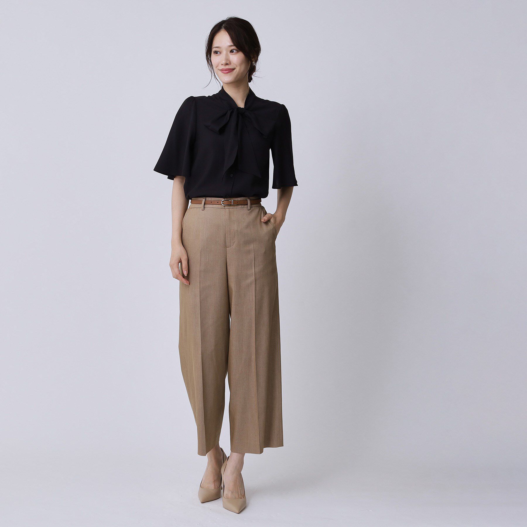 COUP DE CHANCE「【手洗い可／日本製】ボウタイブラウス」|シャツ・ブラウス|