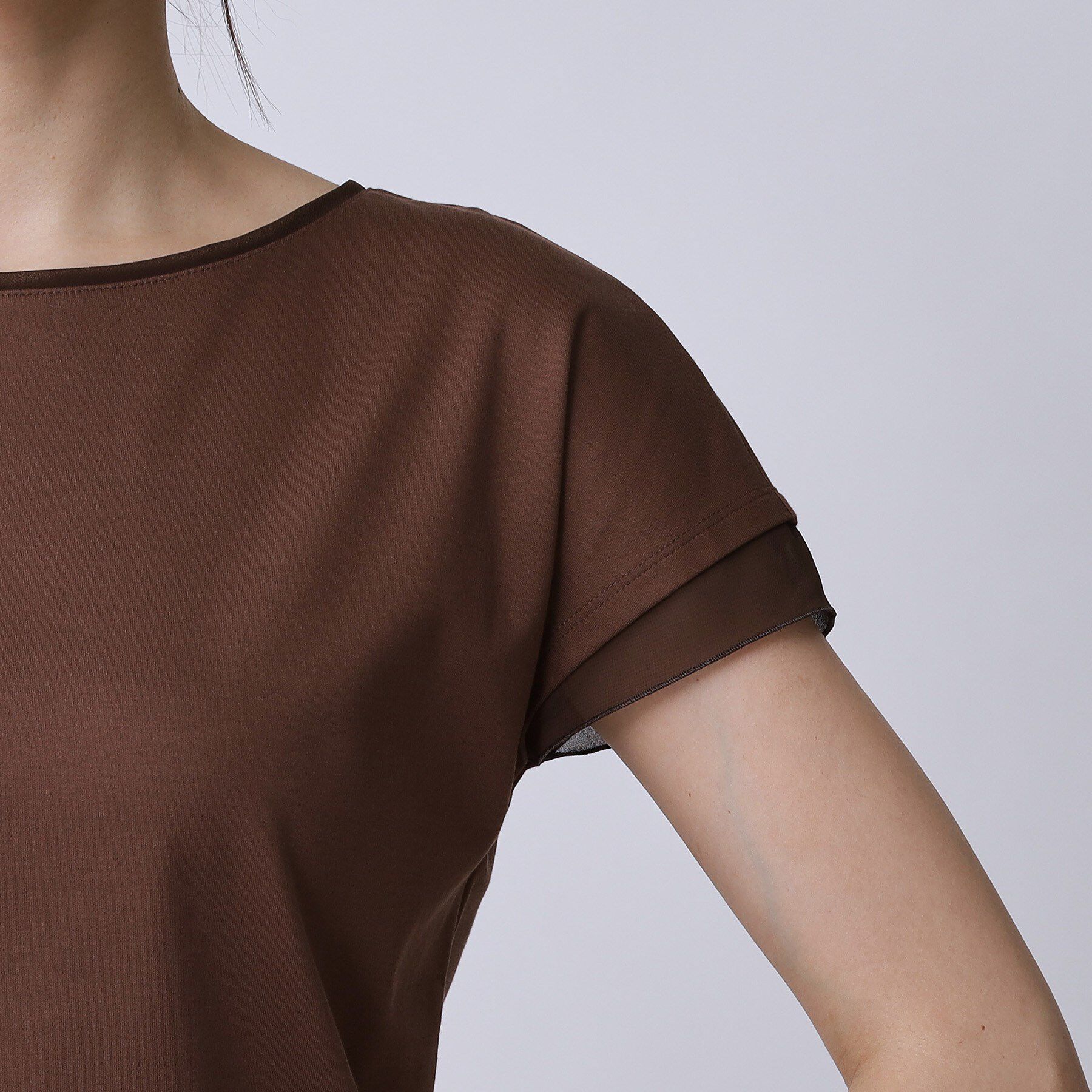 COUP DE CHANCE「【手洗い可／日本製】シンプルジャージカットソー」|Tシャツ・カットソー|