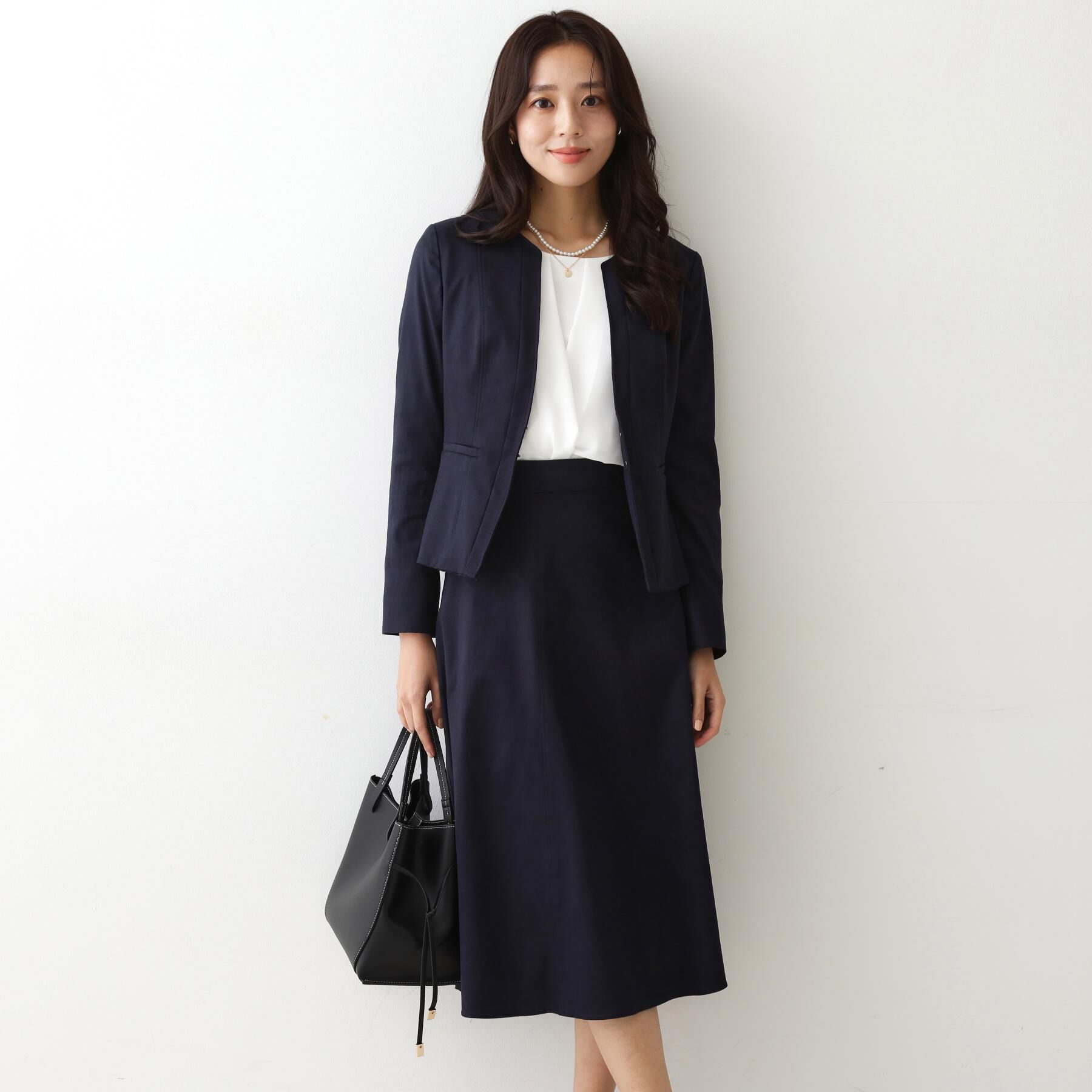 COUP DE CHANCE「【手洗い可／日本製】スェード調ノーカラージャケット」|ノーカラージャケット|