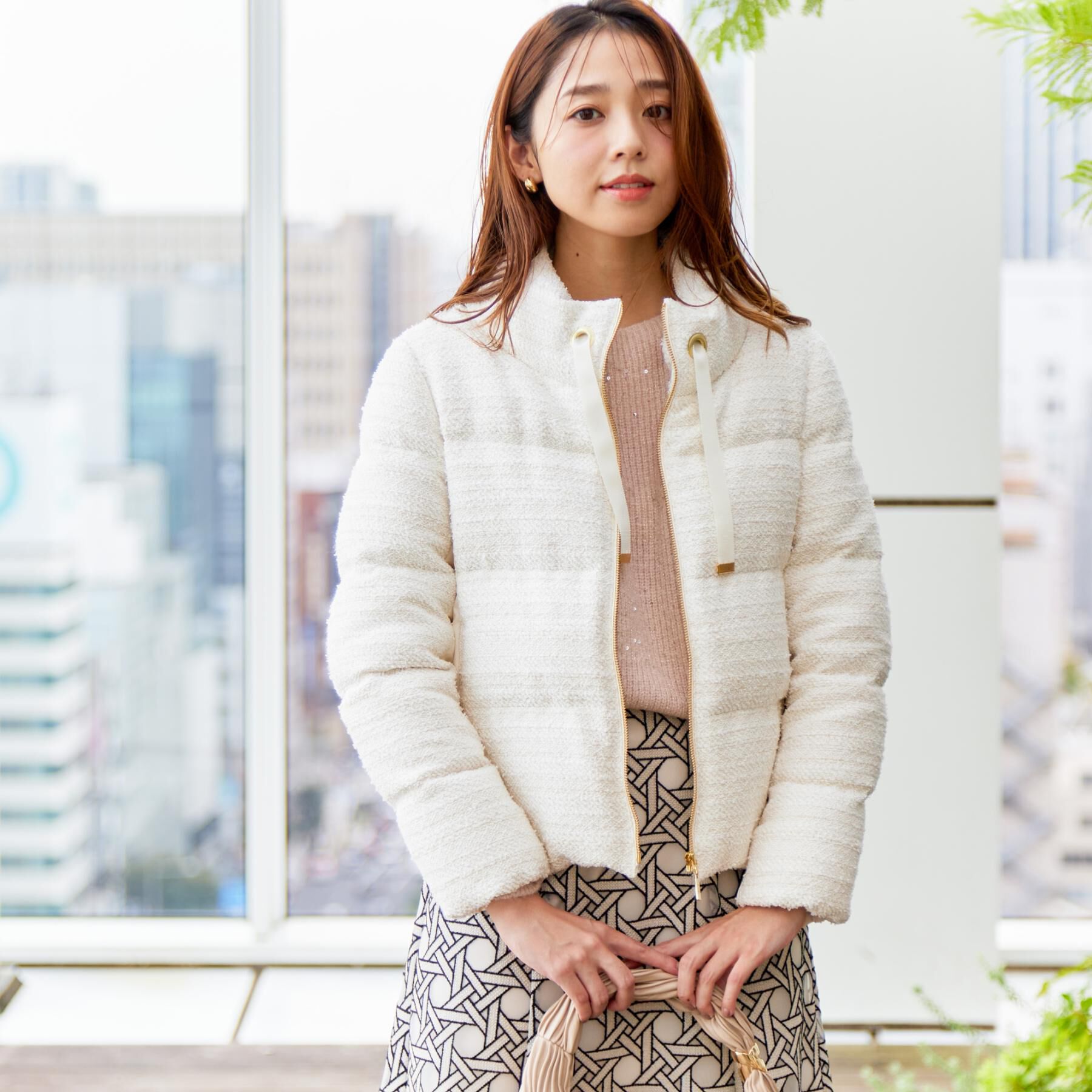 COUP DE CHANCE「【ショート丈】ツイードダウン」|ダウン|