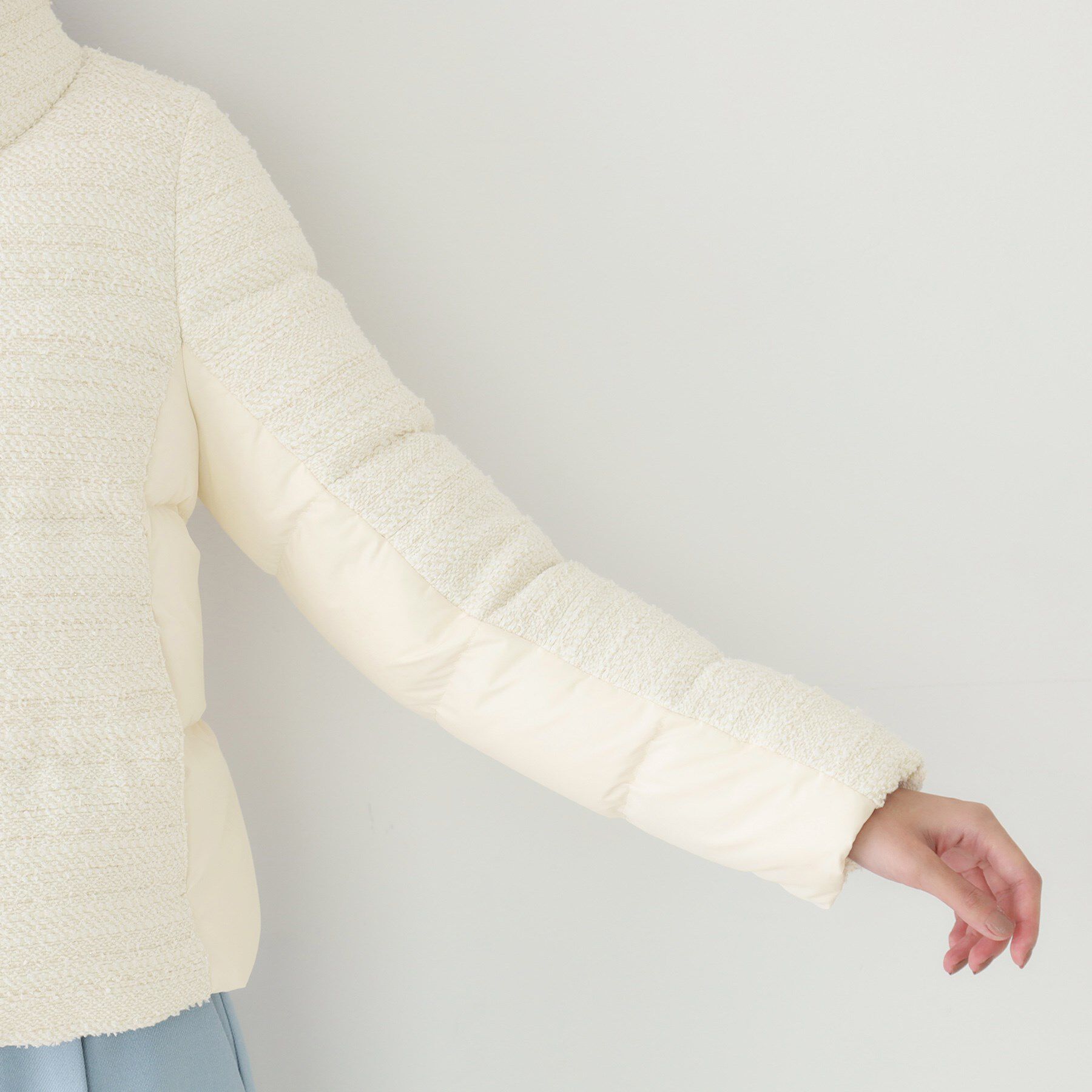 COUP DE CHANCE「【ショート丈】ツイードダウン」|ダウン|