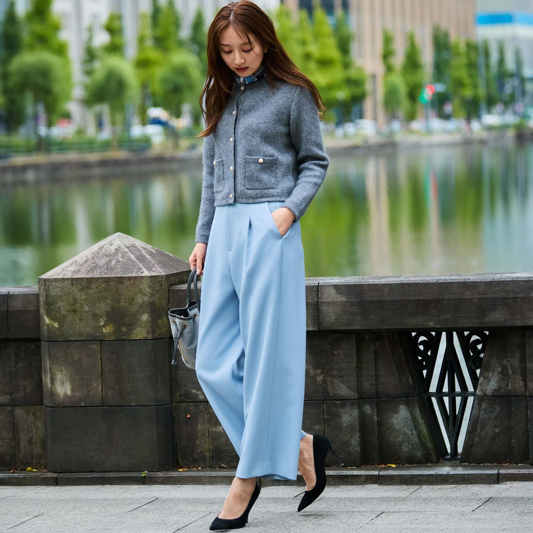 COUP DE CHANCE「【手洗い可／日本製】タックワイドパンツ」|その他|