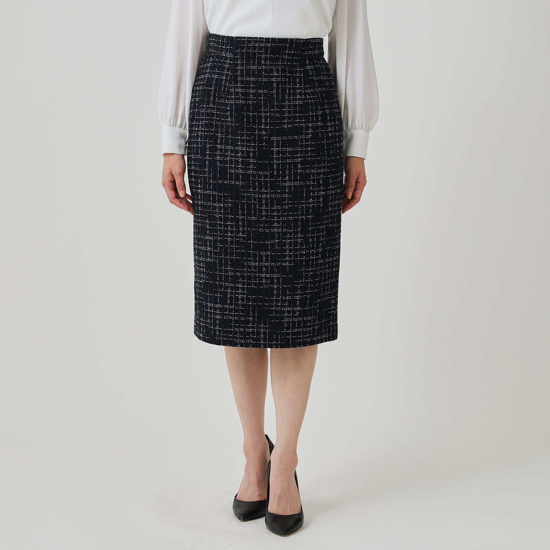 COUP DE CHANCE「【日本製】ツイードタイトスカート」|スカート|