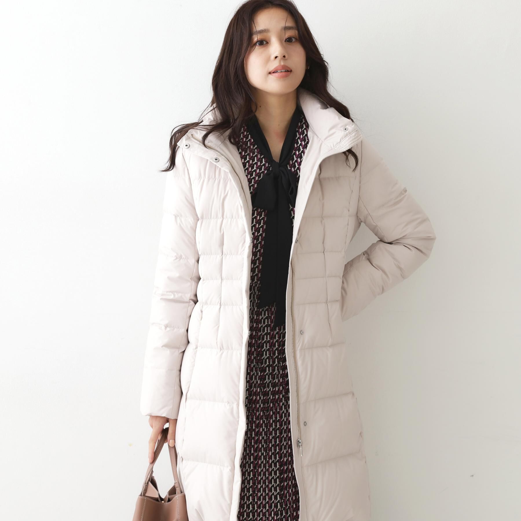 COUP DE CHANCE「【フランス産ホワイトダックダウン／FP800保温性◎／抗菌防臭／手洗い可】ロングダウンコート」|ダウン|