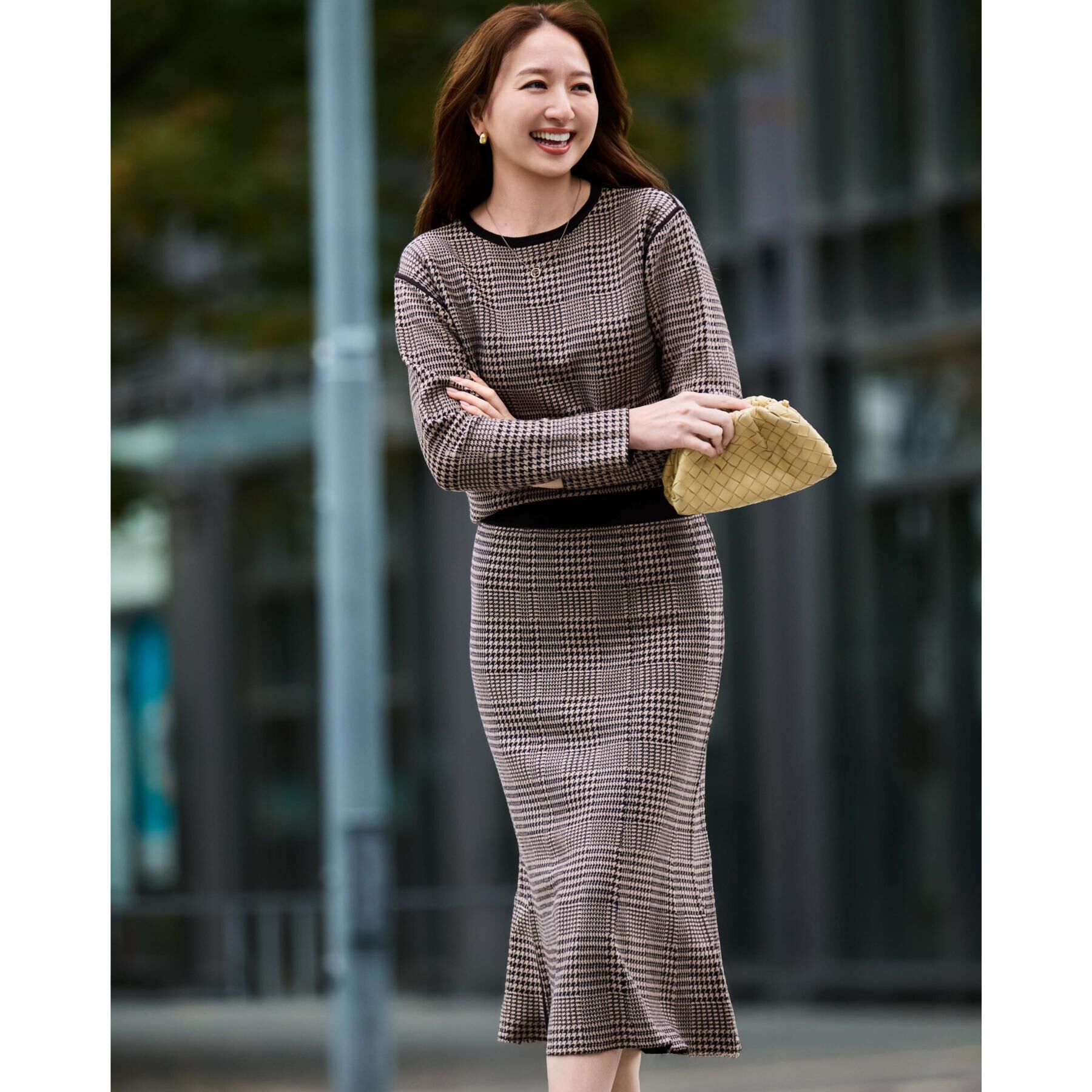 COUP DE CHANCE「【手洗い可／リバーシブル】トップス＆スカート セットアップ」|スーツ|