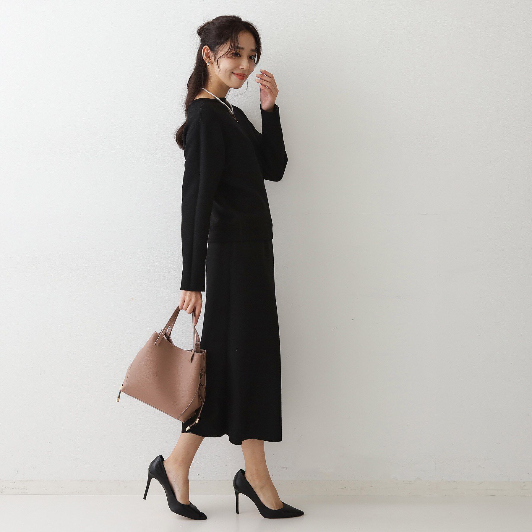 COUP DE CHANCE「【手洗い可／リバーシブル】トップス＆スカート セットアップ」|スーツ|