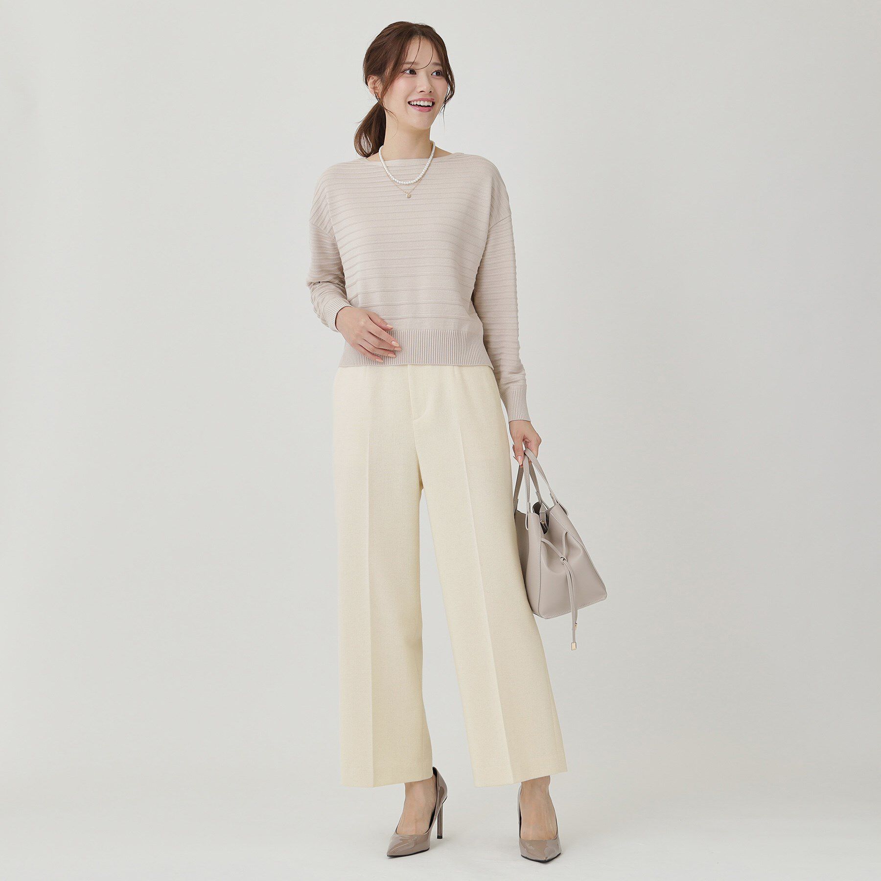 COUP DE CHANCE「【日本製】ラメ入りツイードパンツ」|その他|