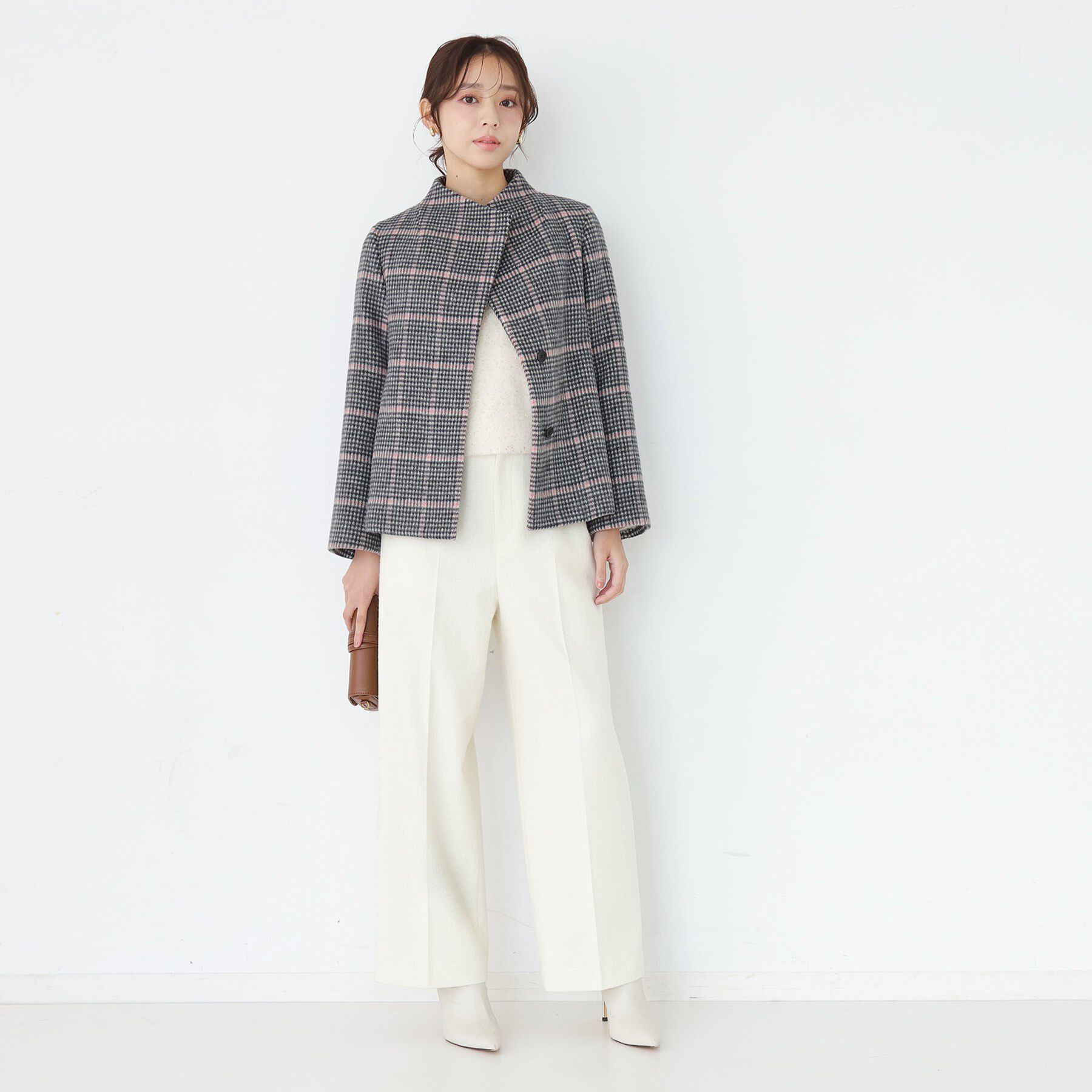 COUP DE CHANCE「【日本製】スタンドカラーのショート丈コート」|その他|