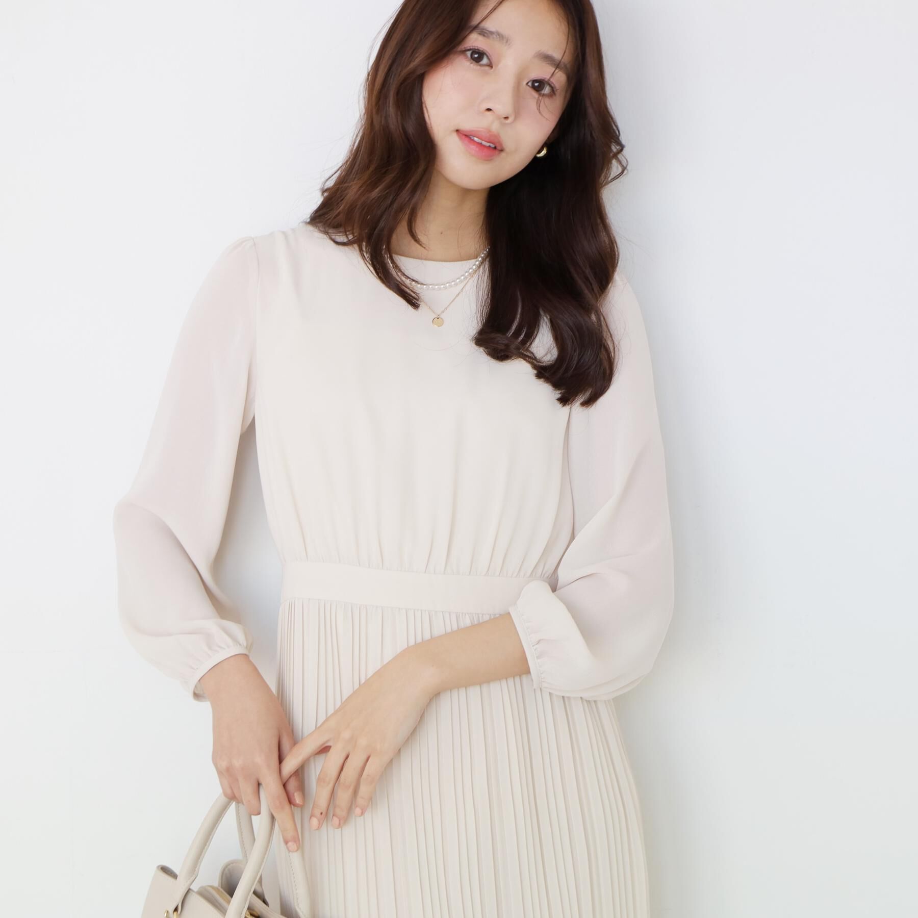 COUP DE CHANCE「【洗える/セレモニー】プリーツワンピース」|ワンピース|