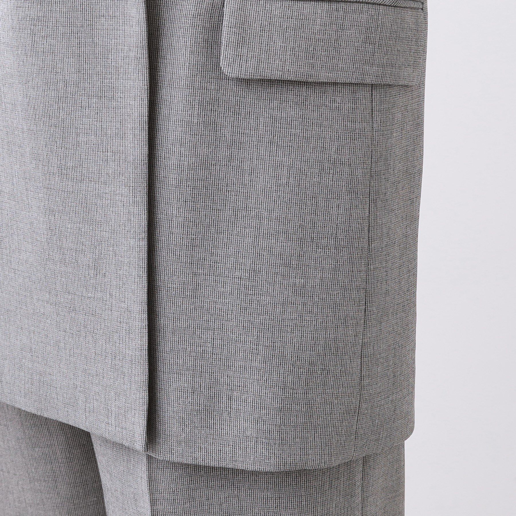 Reflect「【単品使いOK◎／ライトアウター／セットアップ可】リラクシーメランジジャケット」|テーラードジャケット|