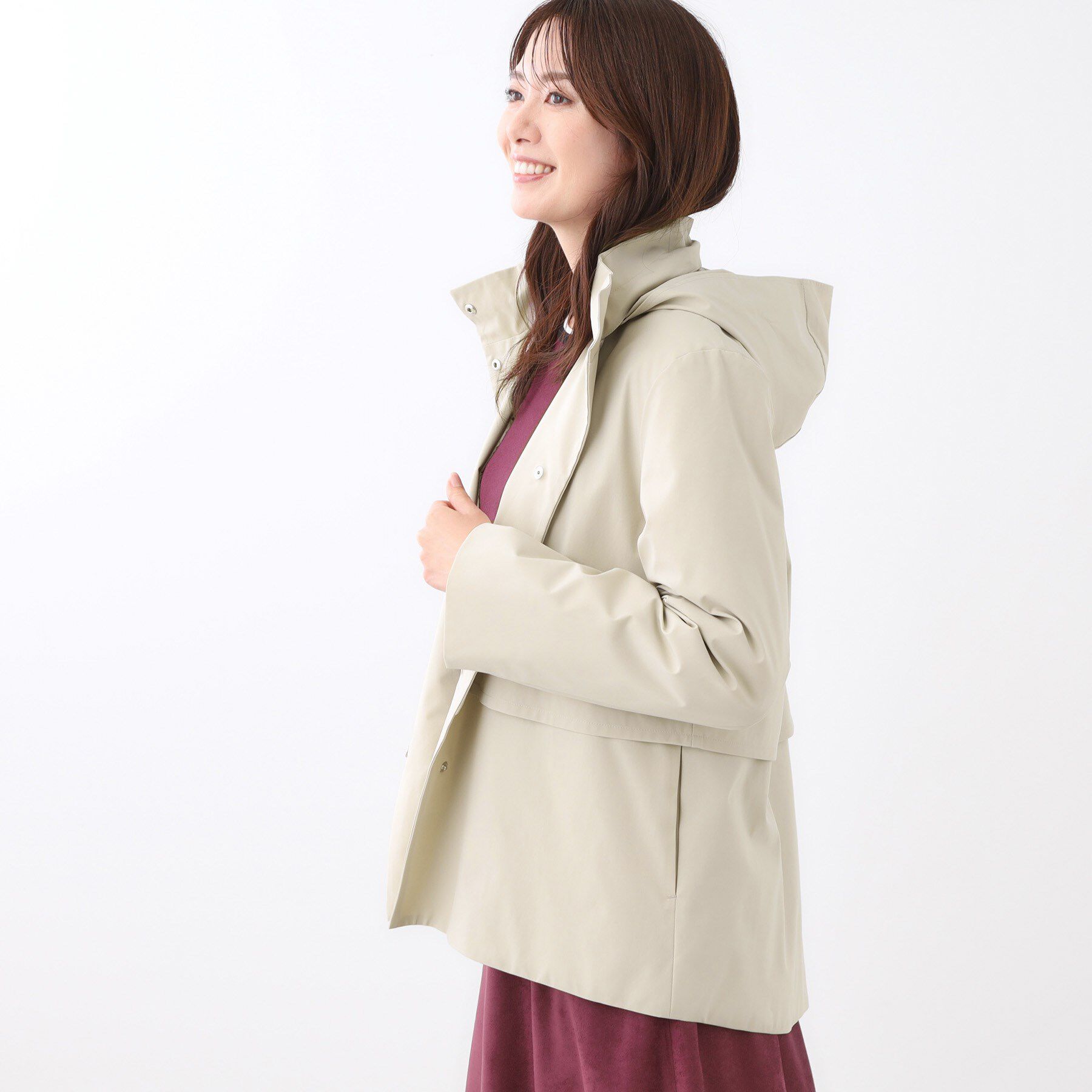 Reflect「【すっきり見え／フード取り外し可／通勤におすすめ◎】ライティアウター」|ブルゾン・スタジャン|