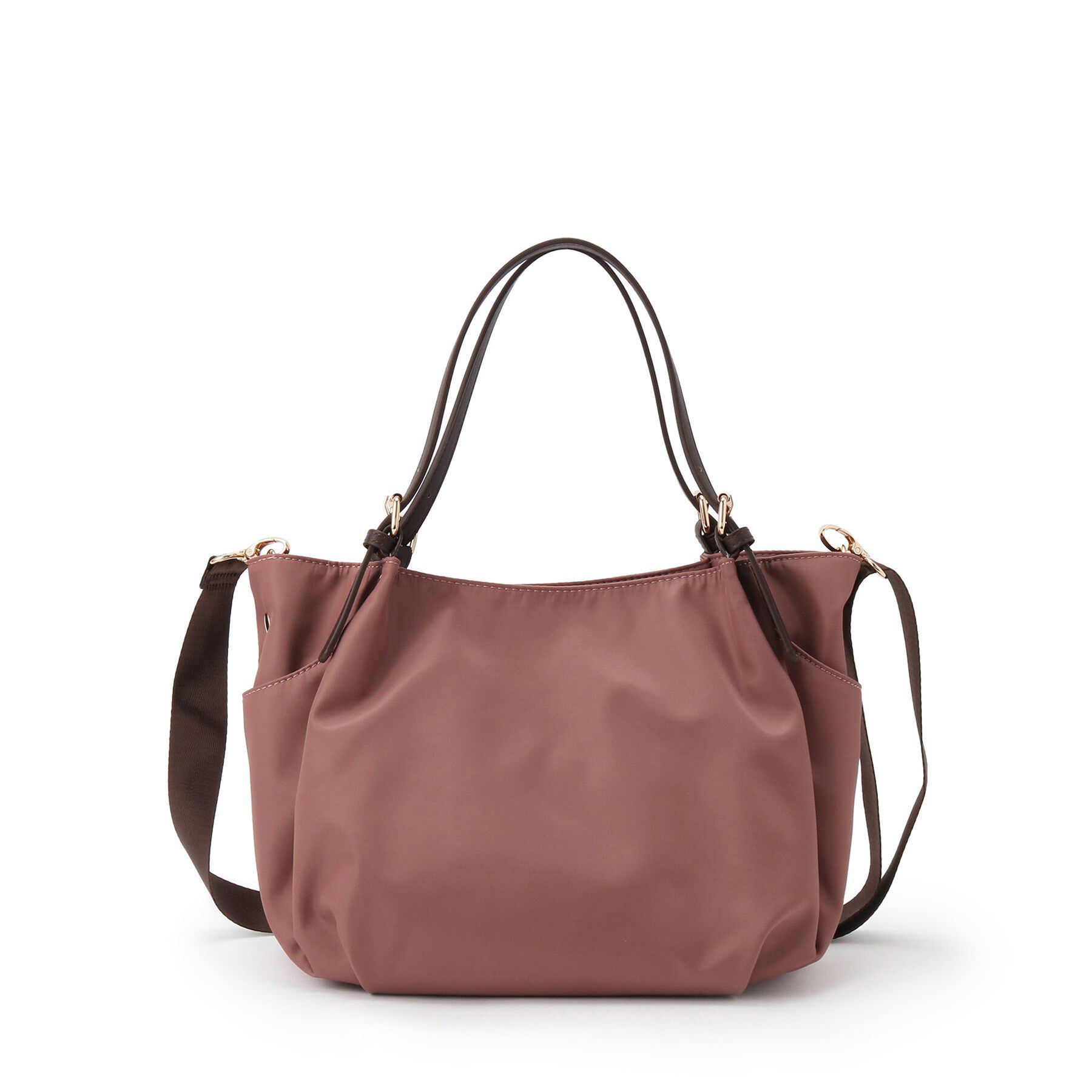 Reflect「【しっかり収納／小旅行に◎／インナーバッグ入り／ショルダー付き】3WAYデザインバッグ」|ショルダー・メッセンジャー|ピンク(072)