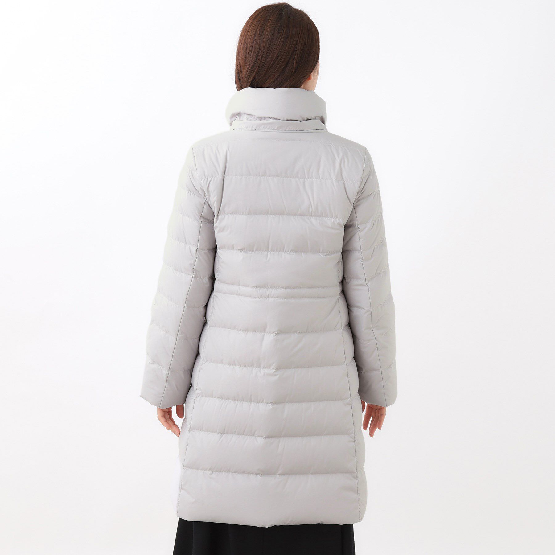 Reflect「【定番人気／ウエスト調整可】フーデッドロングダウンコート」|ダウン|