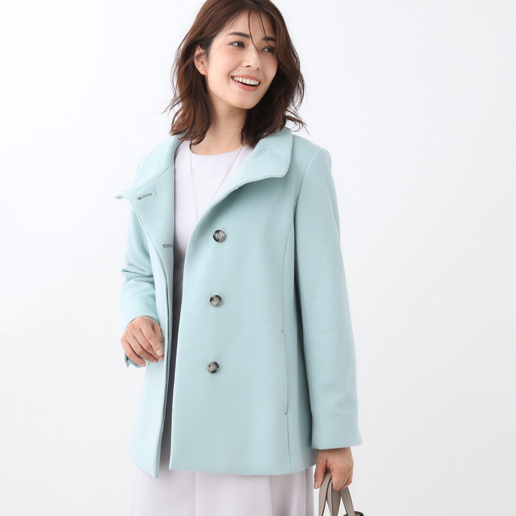 Reflect「【衿が顔に当たらない◎】スタンドネックミドルコート」|その他|