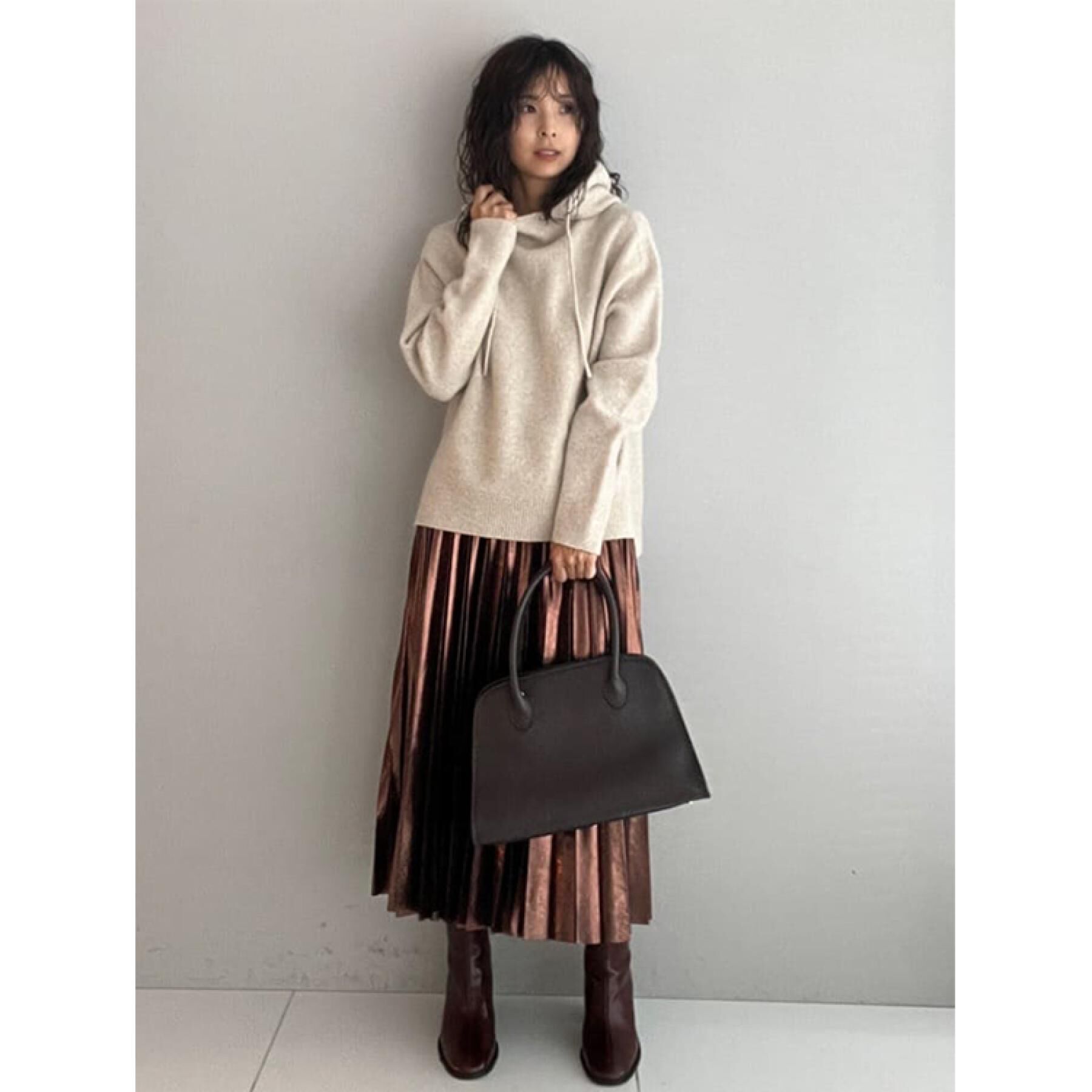 DRESSTERIOR「【洗える/ストレッチ性/オンオフ】箔プリントプリーツスカート」|スカート|