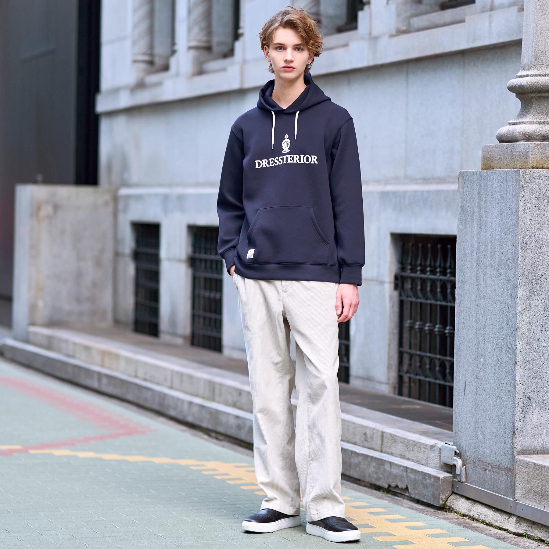 DRESSTERIOR「ストレッチポンチ フーディ」|パーカー|