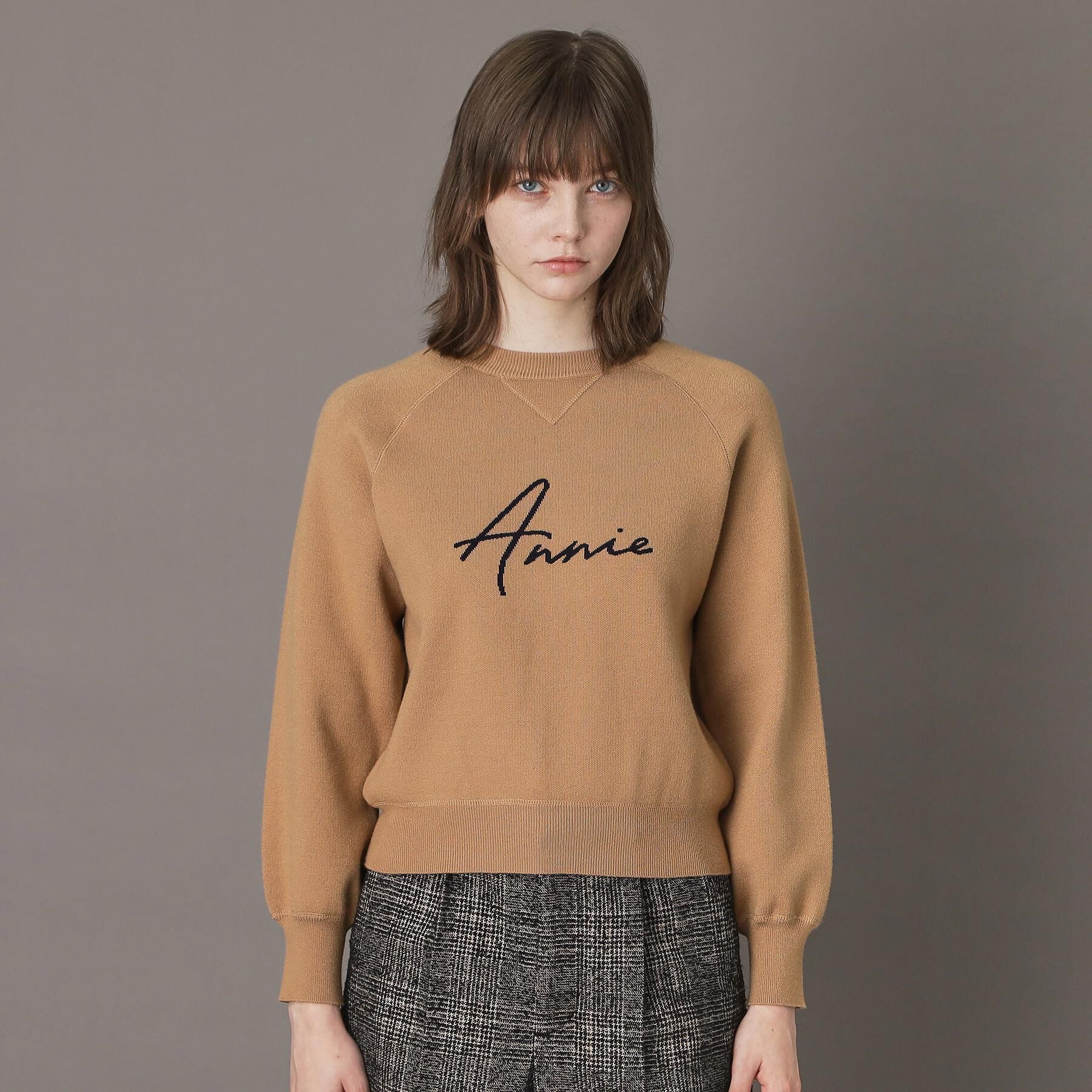 DRESSTERIOR「【CLASSY.12月号掲載】アニージャカードニット」|ニット・セーター|ライトベージュ(45