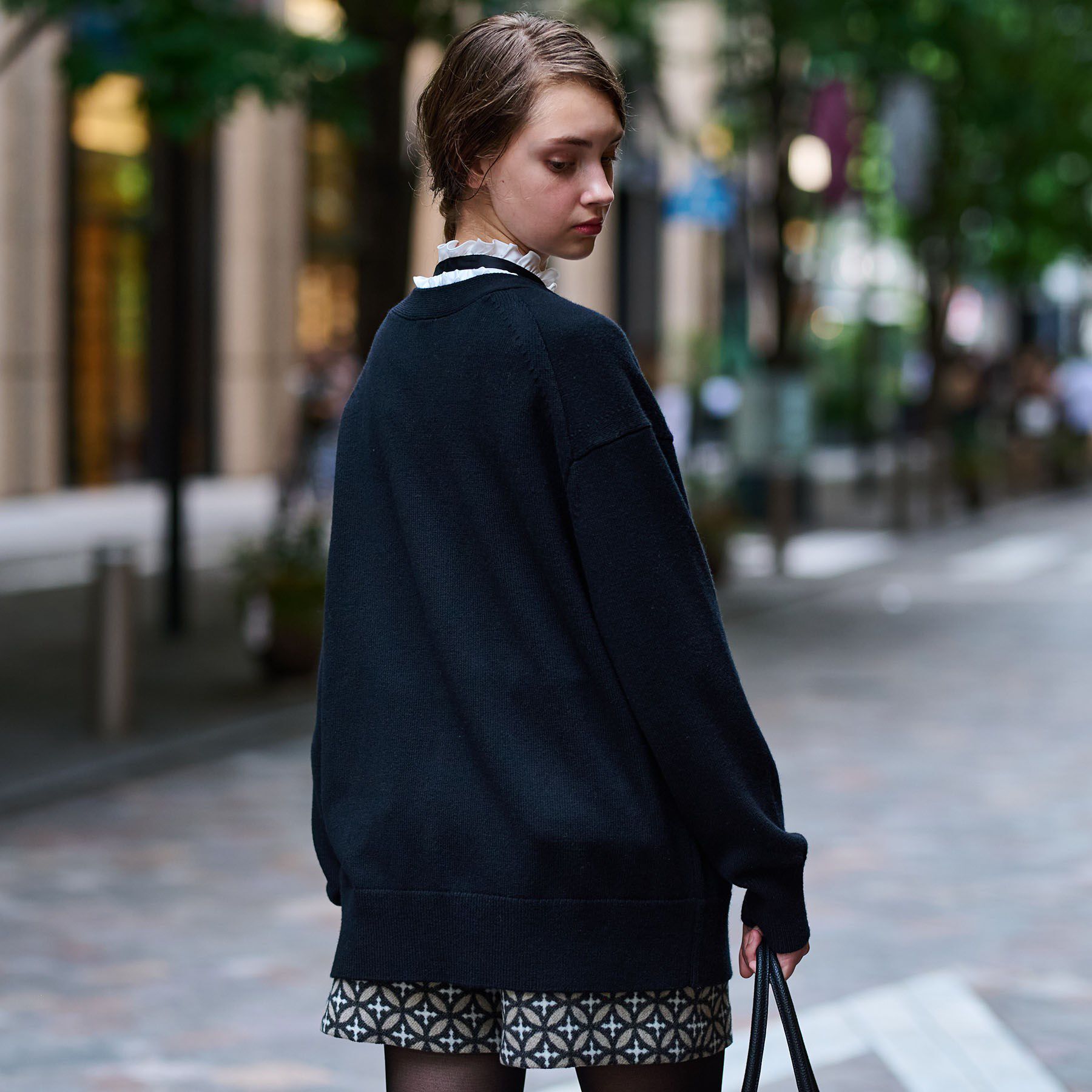 DRESSTERIOR「【otonaMUSE 11月号掲載】レタードニットカーディガン」|カーディガン|