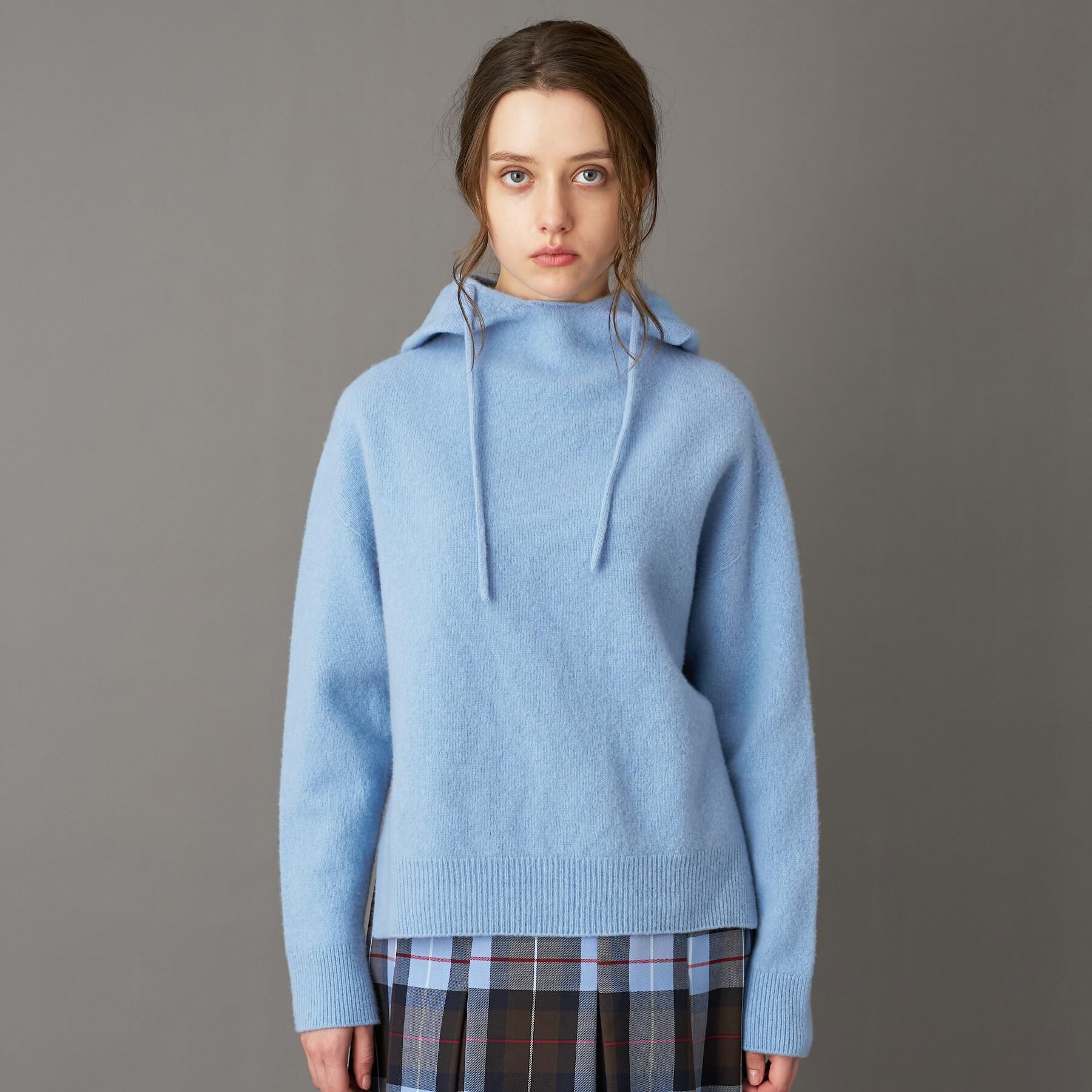 DRESSTERIOR「カシミヤブレンドフードニット」|ニット・セーター|